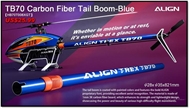 TB70 Carbon Fiber Tail Boom - Blue