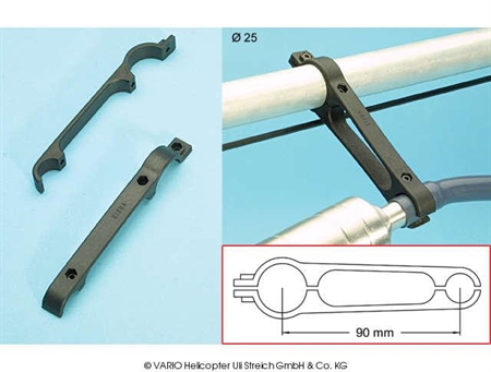 Tuned pipe holder 2-part