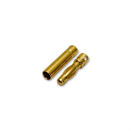 Connector Male&female 4mm (1 par)