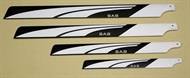 Main Blades white 690 mm 3D Flybarless