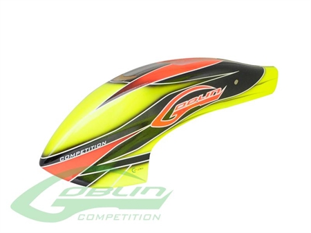 Canomod Airbrush Canopy Yellow/Orange - Goblin 700 Competition