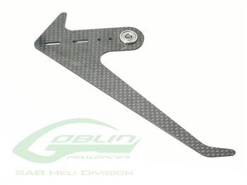 Carbon Fiber Vertical Fin - Goblin 380 - gul