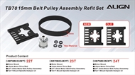 TB70 24T 15mm Belt Pulley Assembly Refit Set