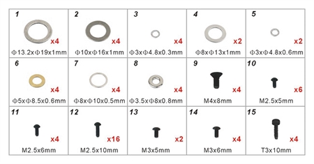 TB70 Screw Parts