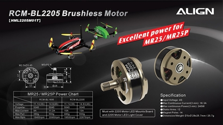 RCM-BL2205 Brushless Motor(L)     
