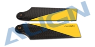 95 Carbon Fiber Tail Blade - Yellow