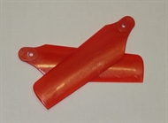 Plastik hale blade rød - 85mm