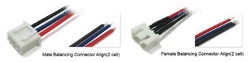 XH extension wire 10cm, 20AWG Silicone wire(2S)