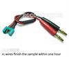 Female MPX plug to 4.omm connector charging cable 16AWG 15cm silicone wire
