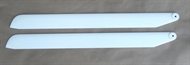 Glas-Carbon  Rotor Blade 660mm - 12-14mm blad rod - 4mm bolt