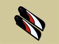 SAB Carbon Tail Rotor Blades 95mm - Red